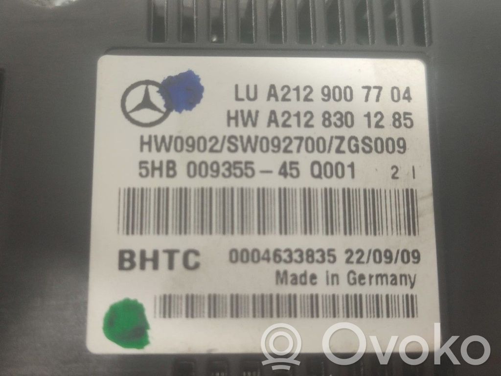 Mercedes-Benz E W212 Przycisk / Włącznik klimatyzacji A/C 