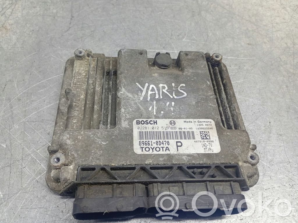 Toyota Yaris Unitate control motor/modul ECU 