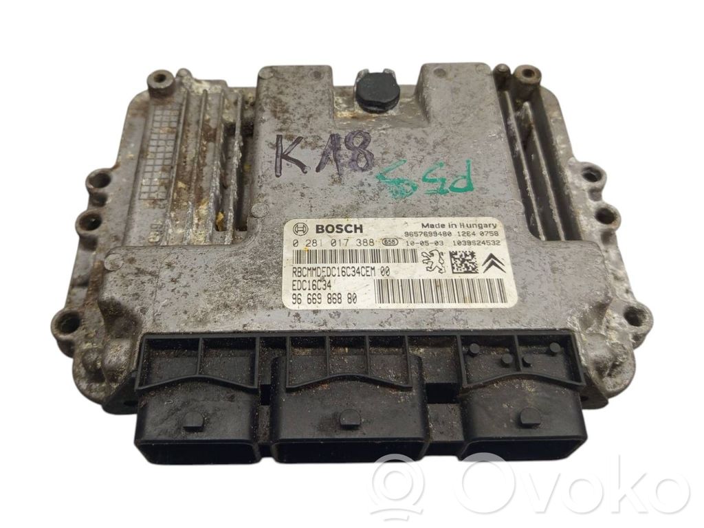 Citroen C3 Engine control unit/module 