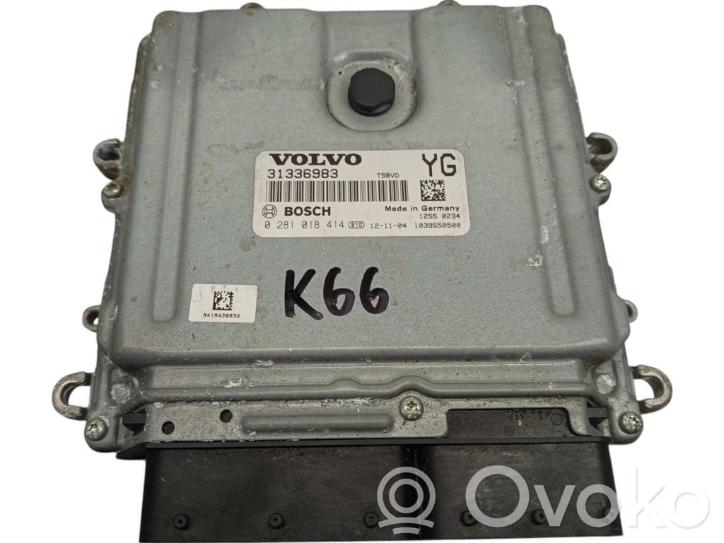 Unidad de control/módulo del motor   31336983,0281018414,1039S50500