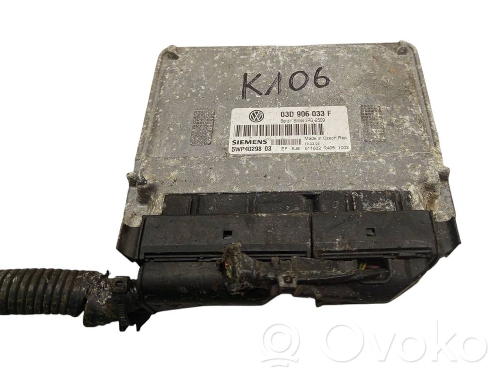 Volkswagen Polo IV 9N3 Unitate/modul de control motor 