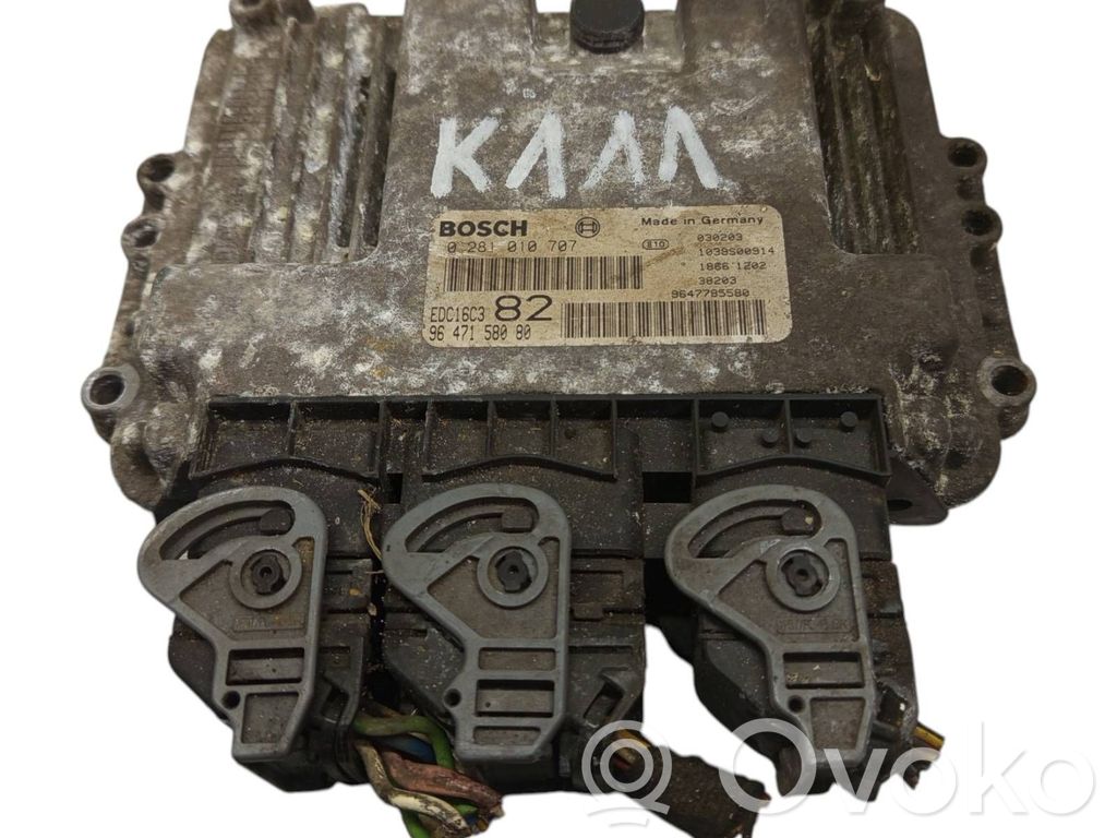 Peugeot 206 Engine control unit/module 