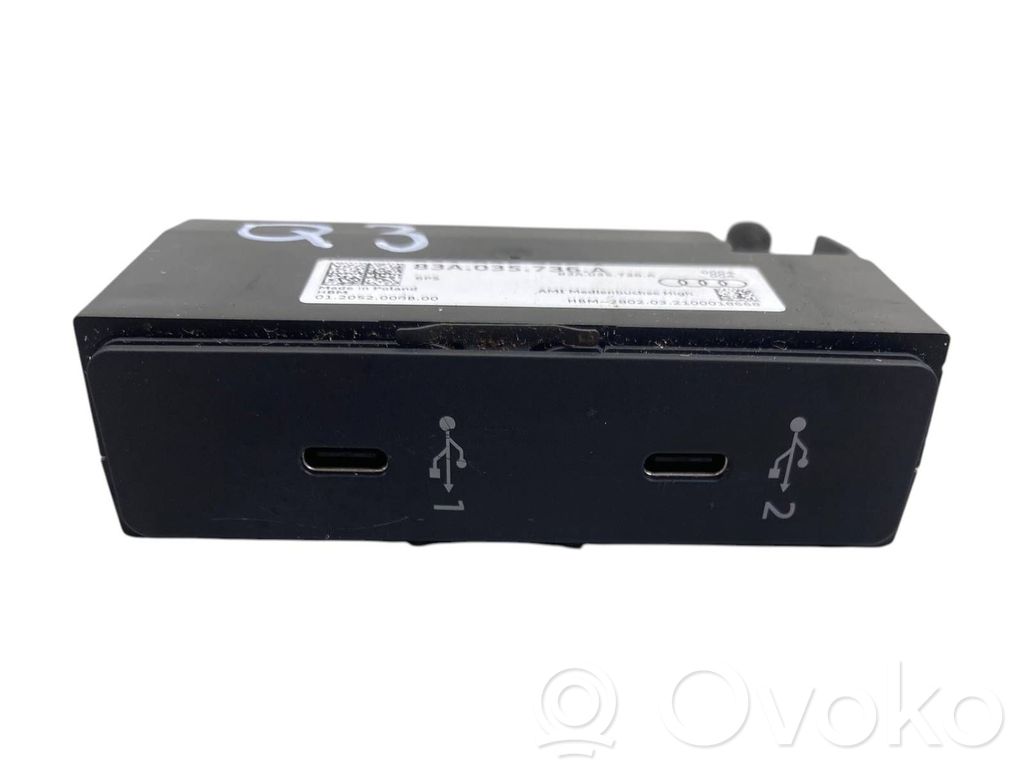 Audi Q3 F3 Enchufe conector USB 