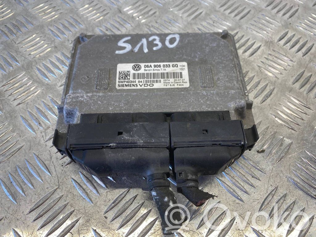 Unidad de control/módulo del motor   06A906033GQ,5WP40344
