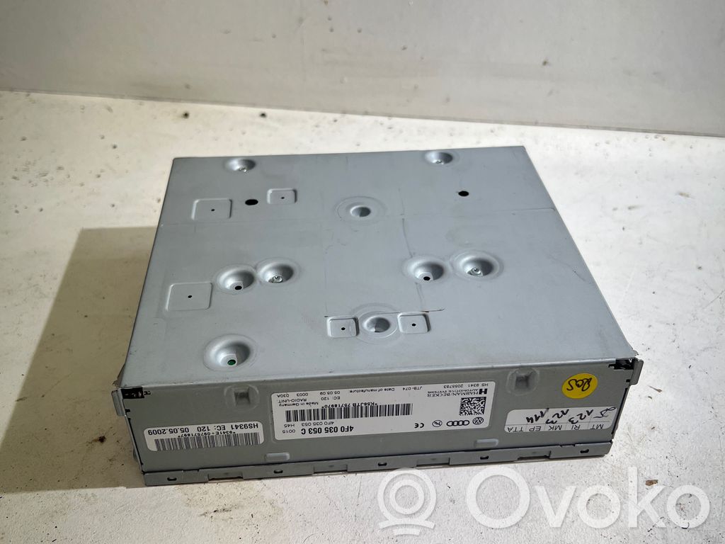 Audi A6 S6 C6 4F Radija/ CD/DVD grotuvas/ navigacija 