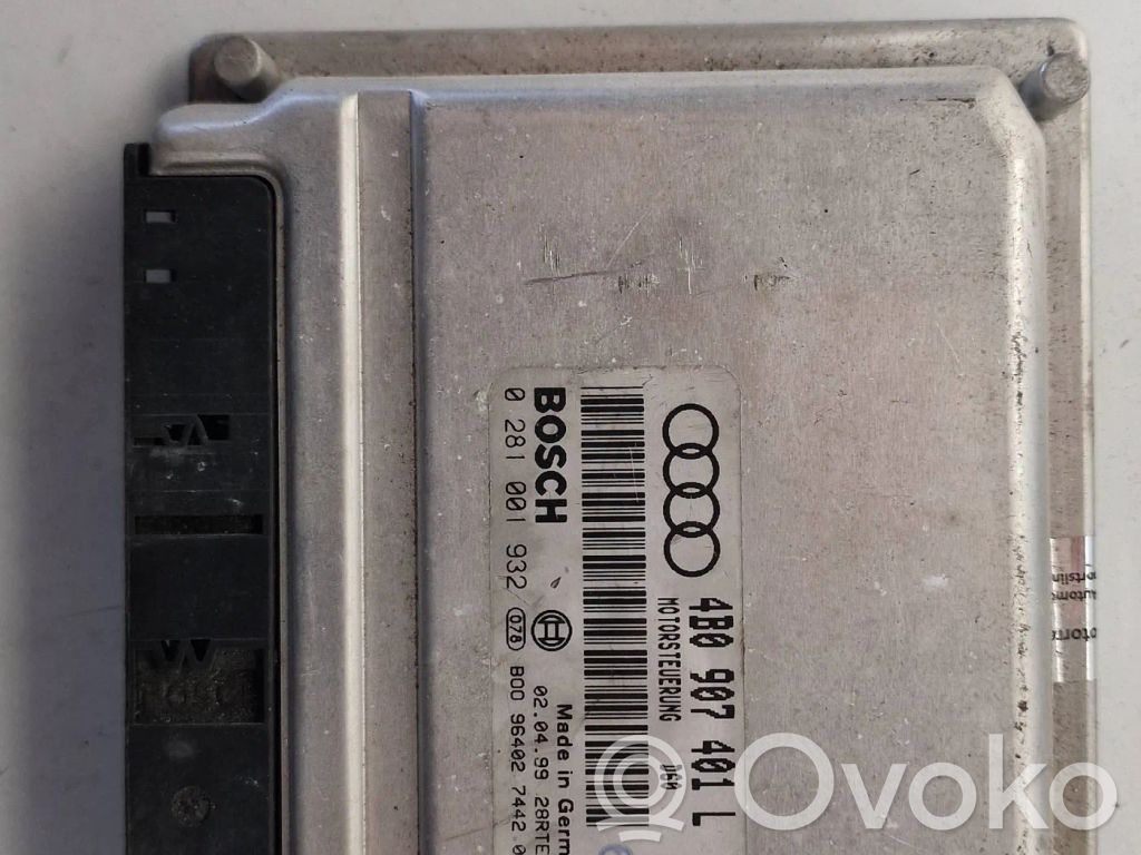 Engine control unit/module   4B0907401L,0281001932