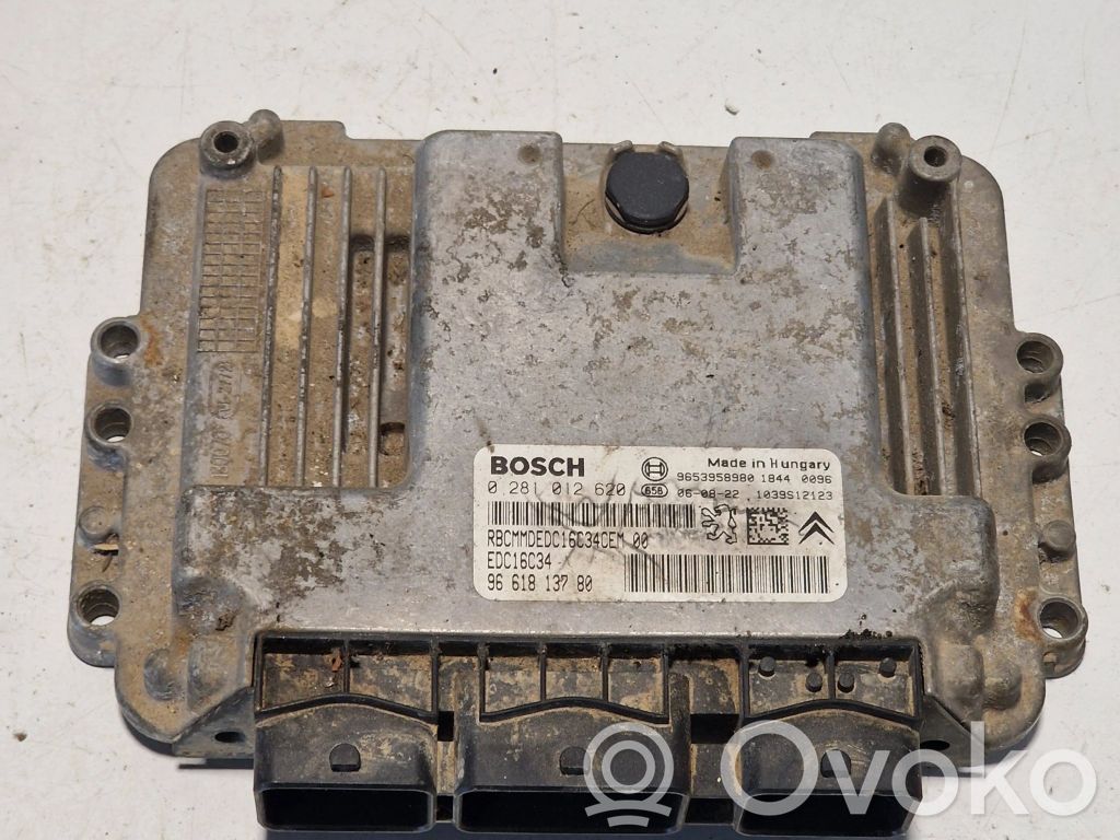 Engine control unit/module   9661813780,9653958980,0281012620