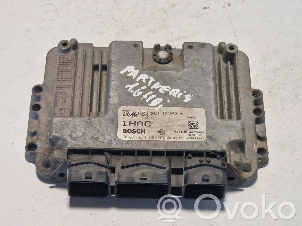 Engine control unit/module   3M5112A650MC,0281011263,1039S05857
