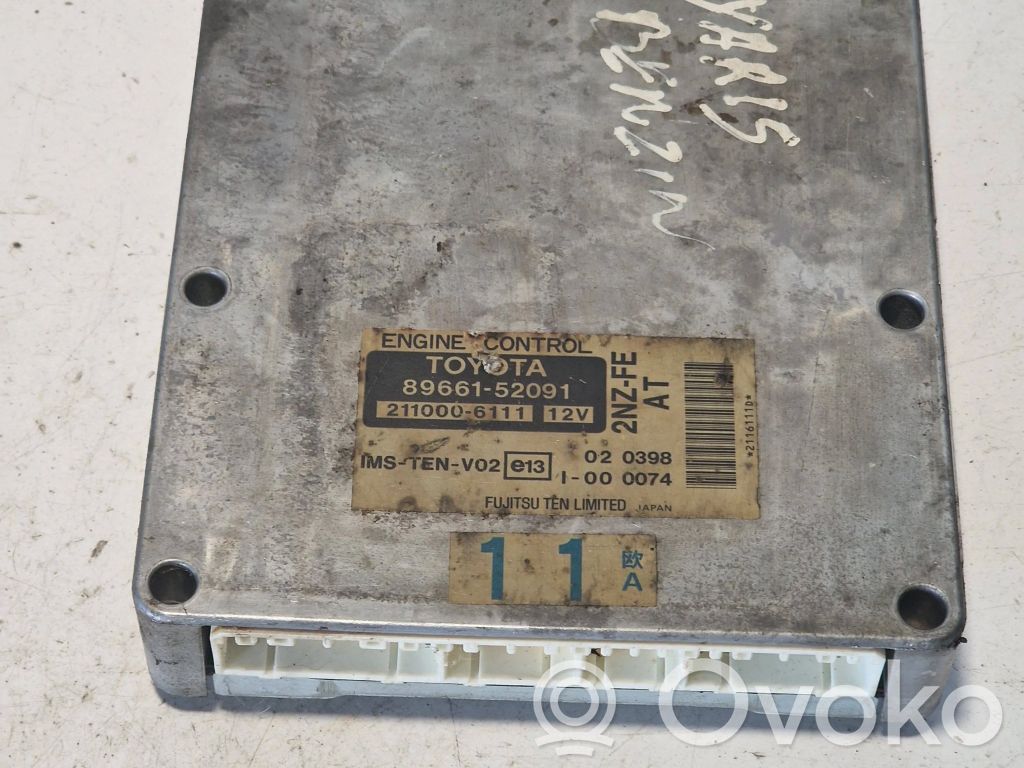 Toyota Yaris Engine control unit/module 