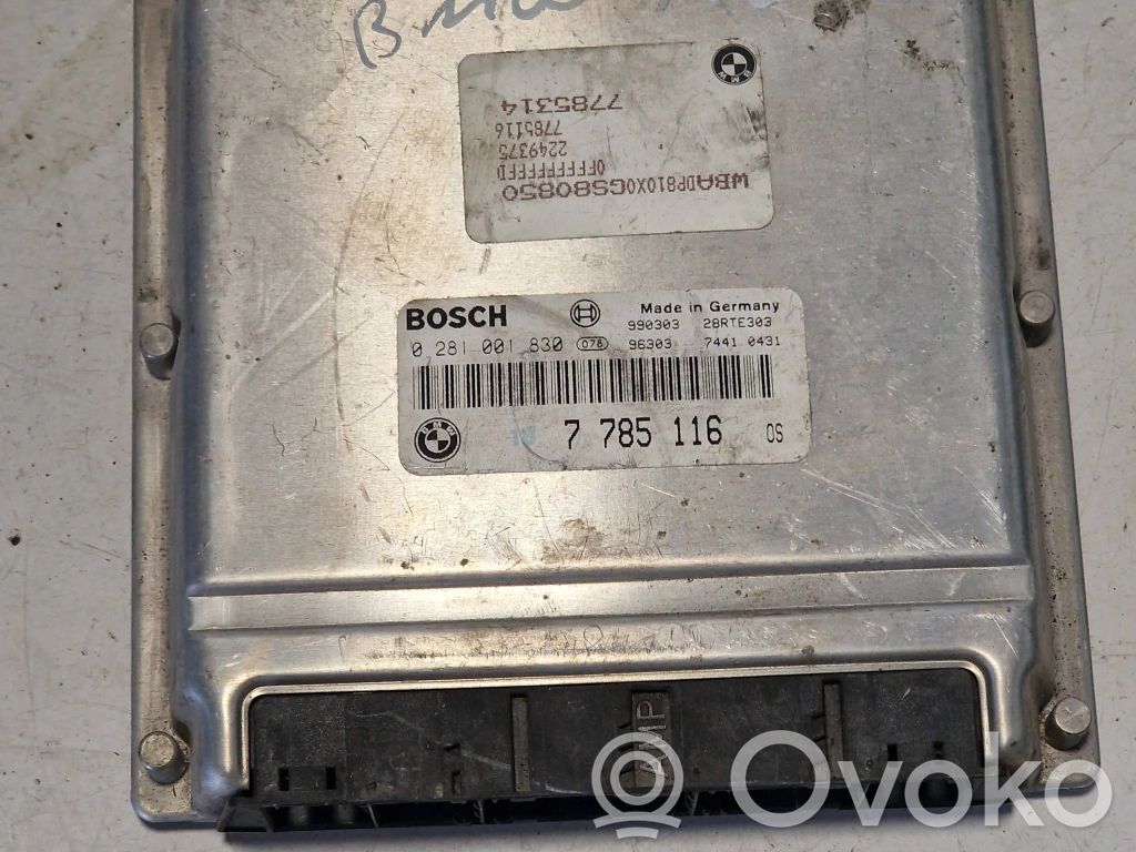 BMW 5 E39 Unidad de control/módulo del motor 