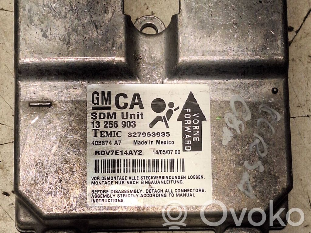 Opel Corsa D Airbag control unit/module 