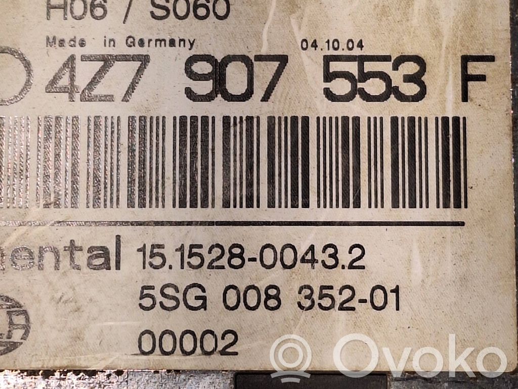 Audi A6 Allroad C5 Module de commande suspension 