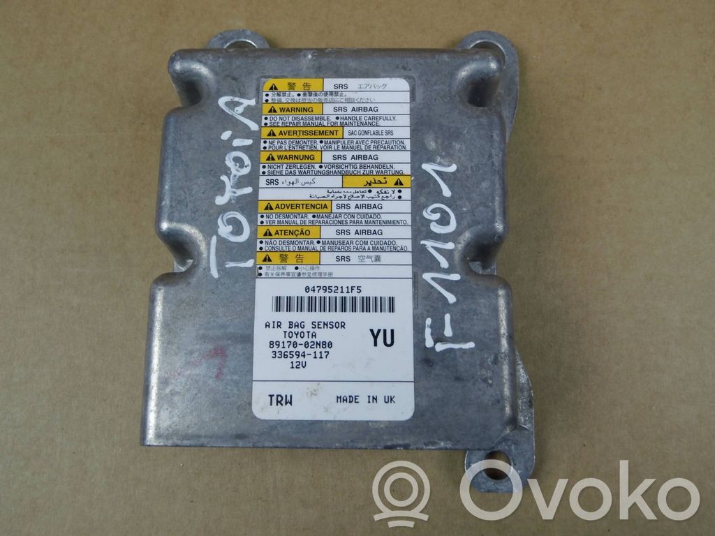 Toyota Corolla E210 E21 Airbag control unit/module 
