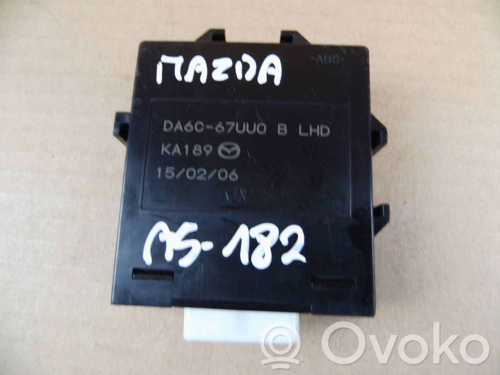 Mazda CX-3 Other control units/modules 