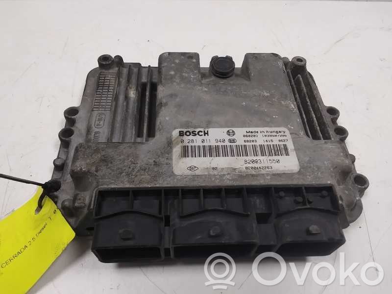 Unidad de control/módulo del motor   0281011940,8200311550
