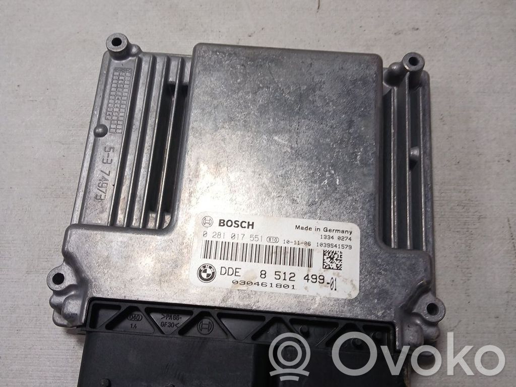 Centralina/modulo del motore   0281017551,8512499