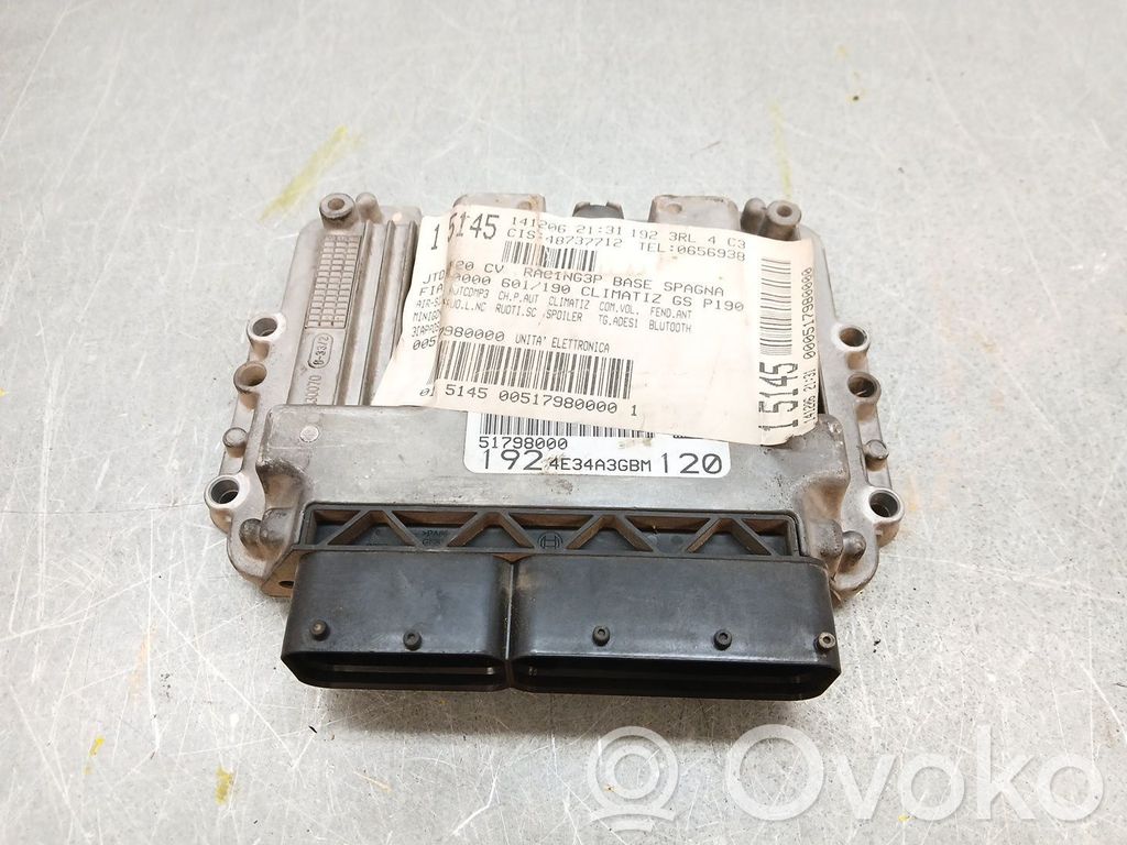 Fiat Stilo Engine control unit/module 