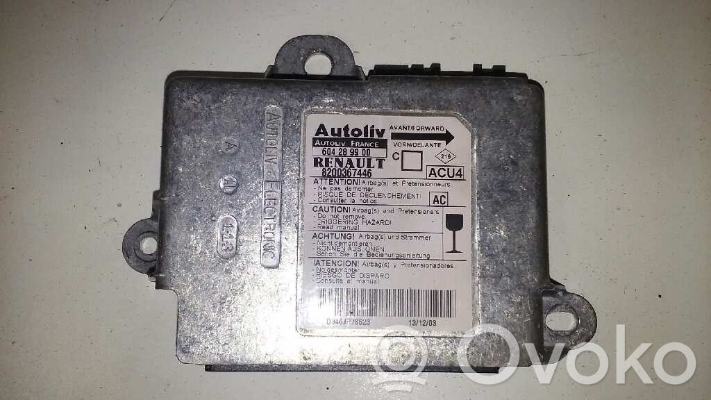 Renault Megane II Airbag control unit/module 