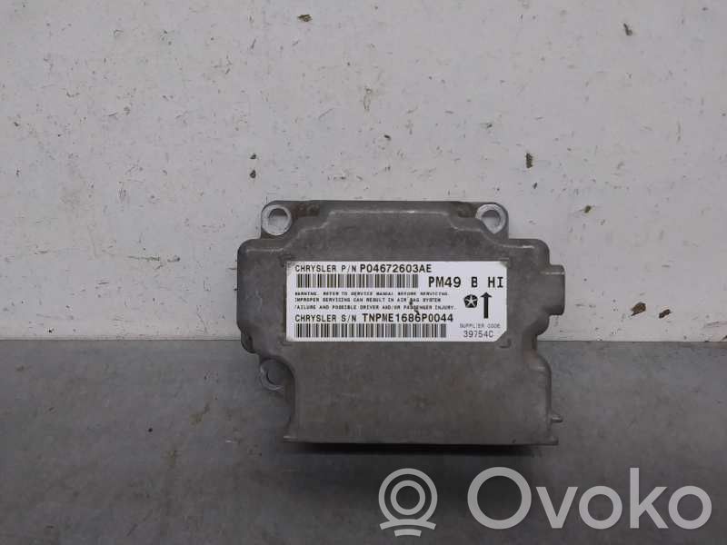 Dodge Caliber Module de contrôle airbag 
