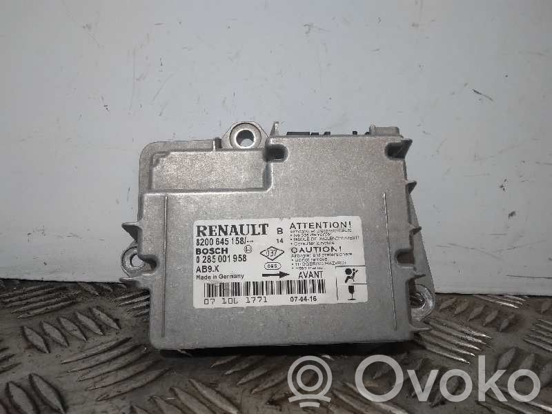 Centralina/modulo airbag   8200645158,0285001958