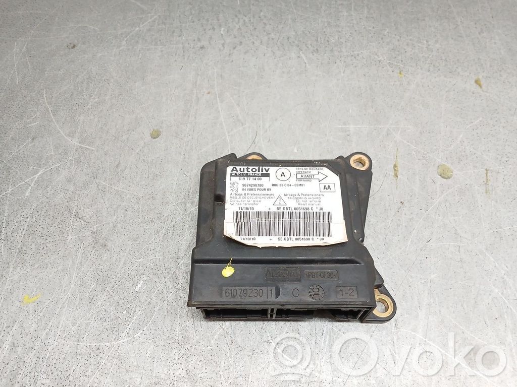 Peugeot Partner Unidad de control/módulo del Airbag 