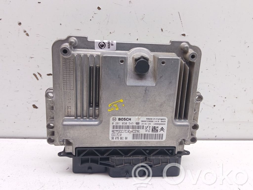 Engine control unit/module   9807886180,0281030545