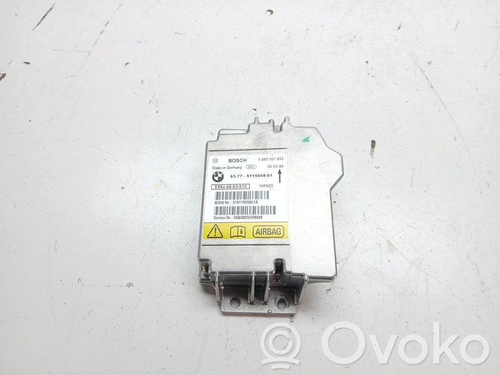 BMW 3 E90 E91 Unitate/modul de comandă airbaguri 