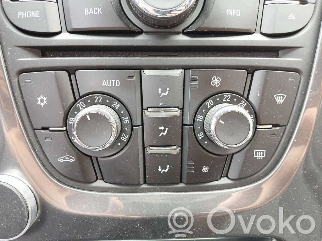 Opel Astra J Unité de contrôle climatique