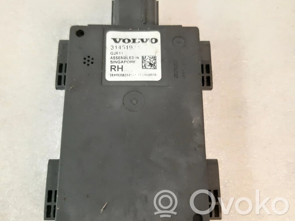 Volvo XC90 Módulo de control de punto muerto 
