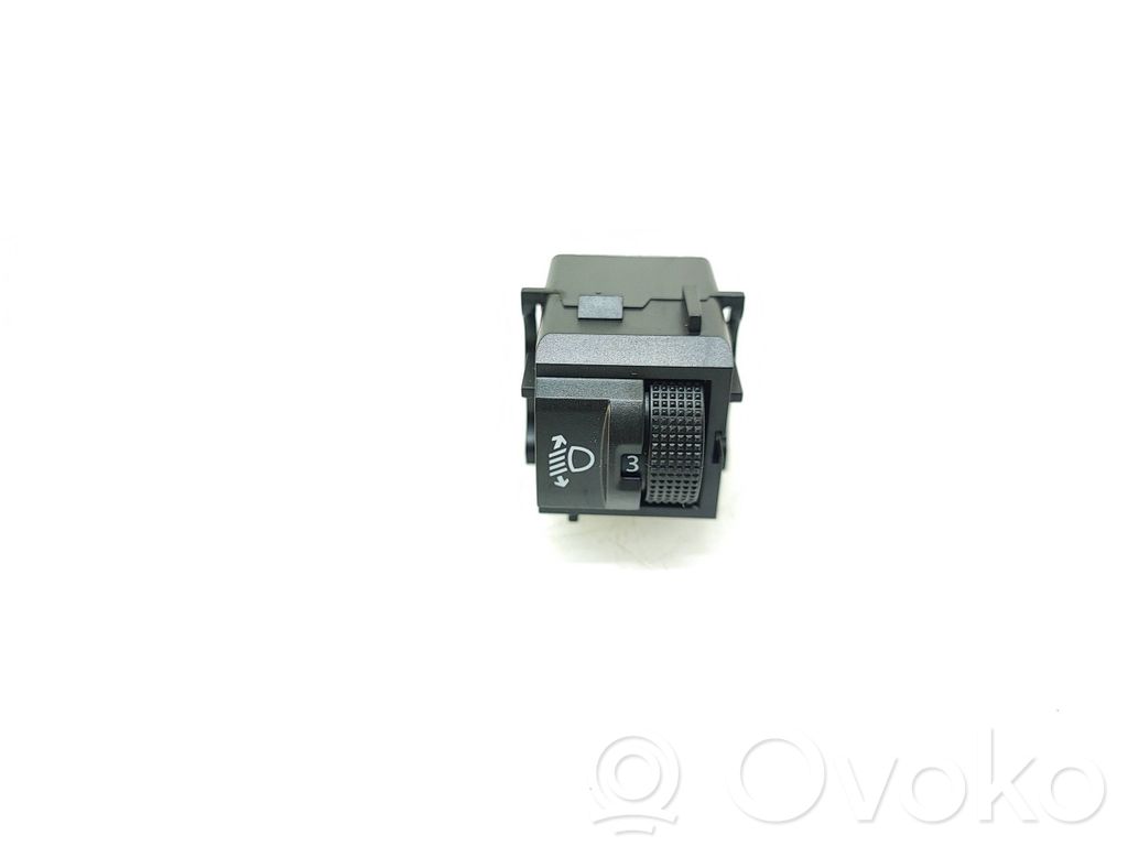 Peugeot Partner III Headlight level height control switch 