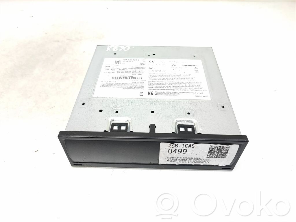 Panel / Radioodtwarzacz CD/DVD/GPS   10A035820J,10A035820A