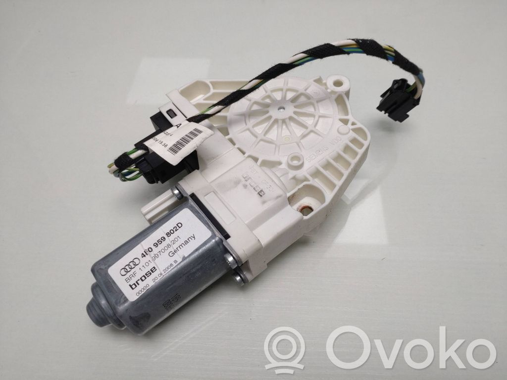 Audi A6 S6 C6 4F Front door window regulator motor 