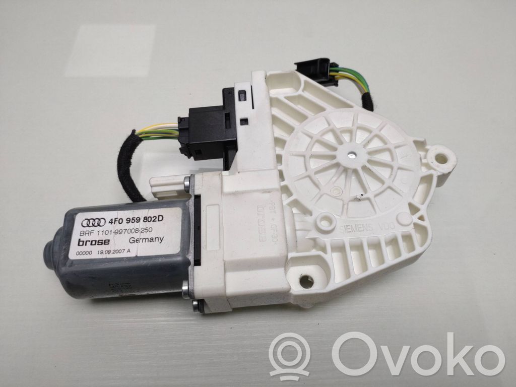 Audi A6 S6 C6 4F Front door window regulator motor 