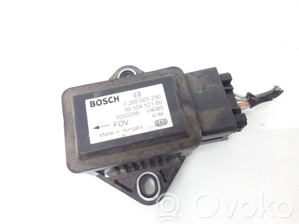 Peugeot Partner ESP acceleration yaw rate sensor 