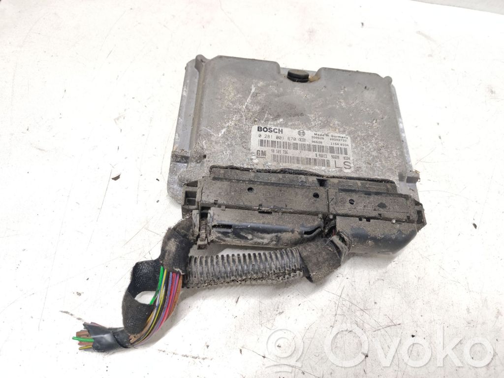 Opel Astra G Engine control unit/module 