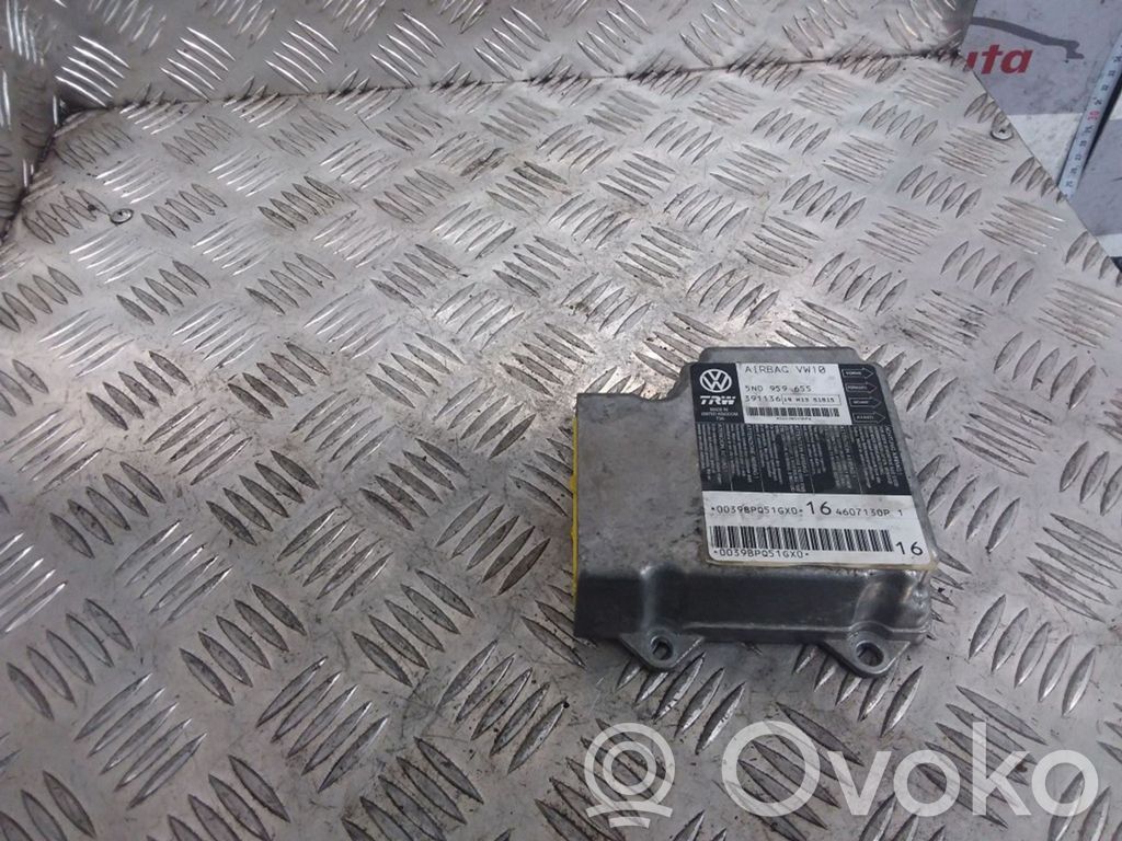 Volkswagen PASSAT B6 Airbag control unit/module 