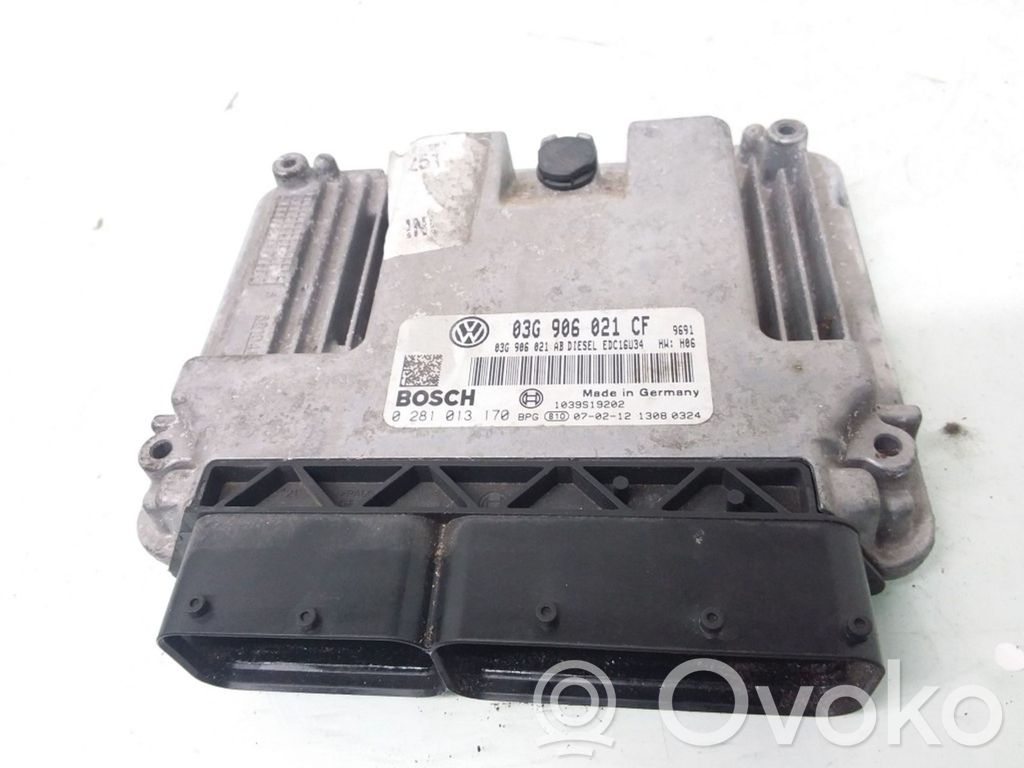 Volkswagen Eos Engine control unit/module 