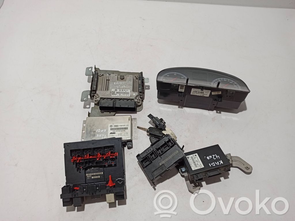 Volkswagen Caddy Engine ECU kit and lock set 