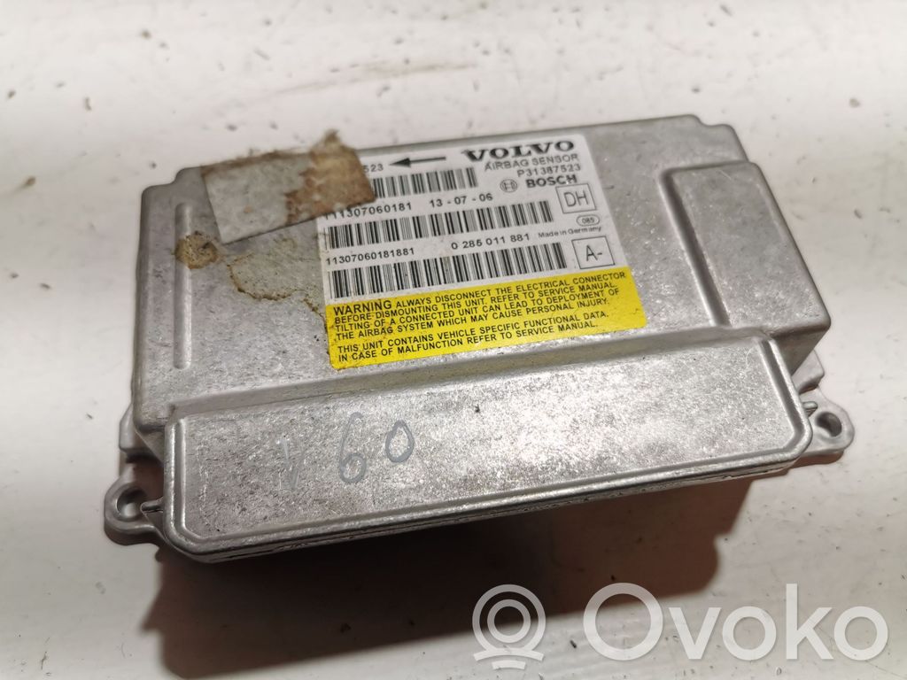 Volvo V60 Airbag control unit/module 