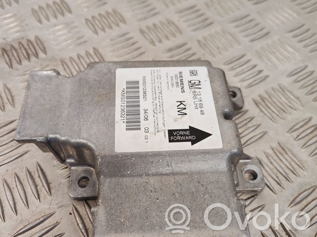 Opel Vectra C Airbag control unit/module 