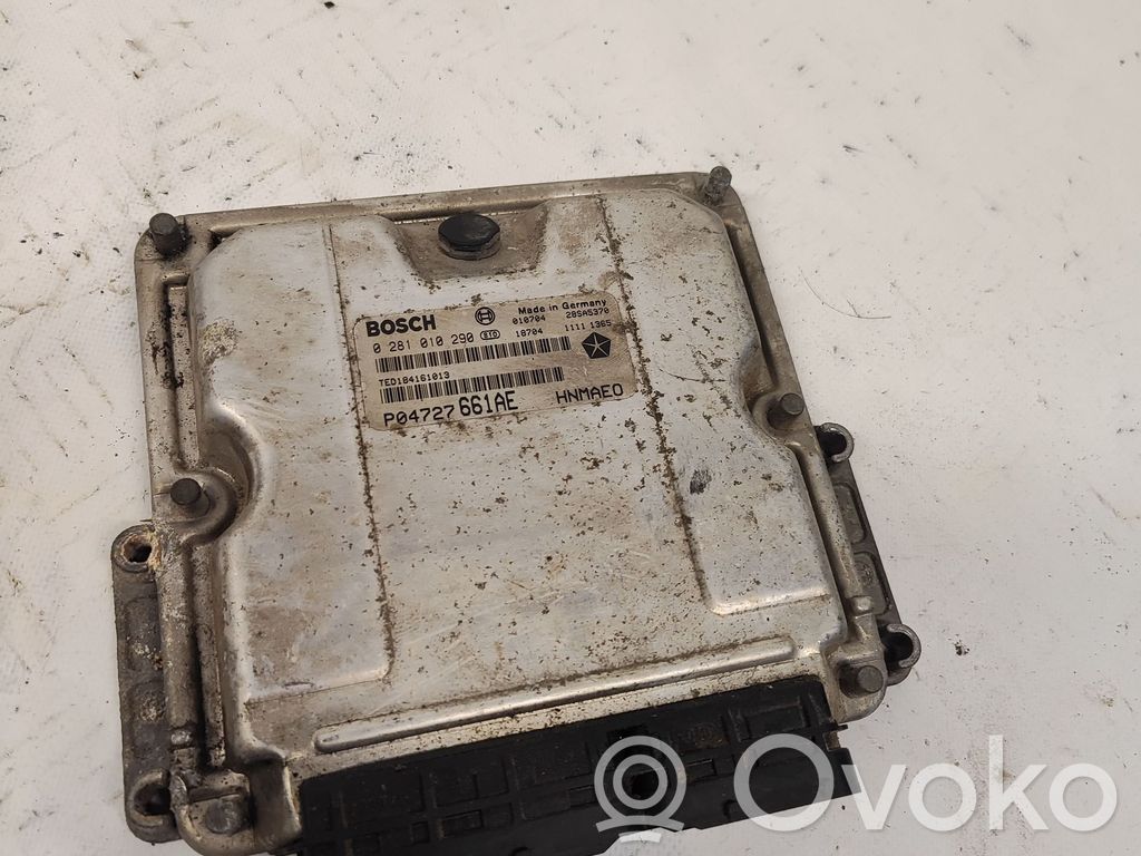 Engine control unit/module   P04727661AE