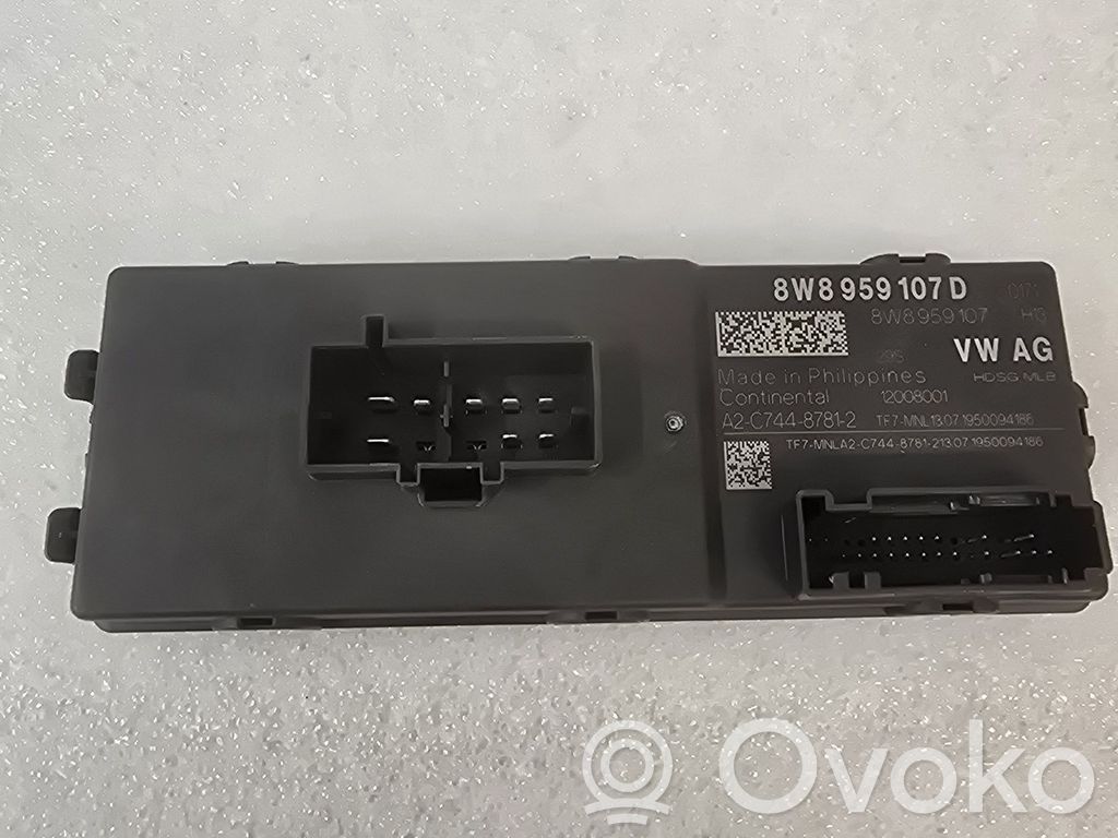 Porsche Cayenne (9Y0 9Y3) Tailgate/trunk control unit/module 