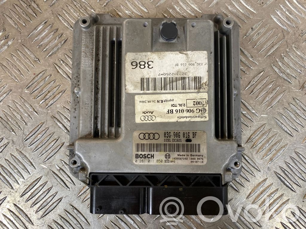 Audi A4 S4 B7 8E 8H Engine control unit/module 