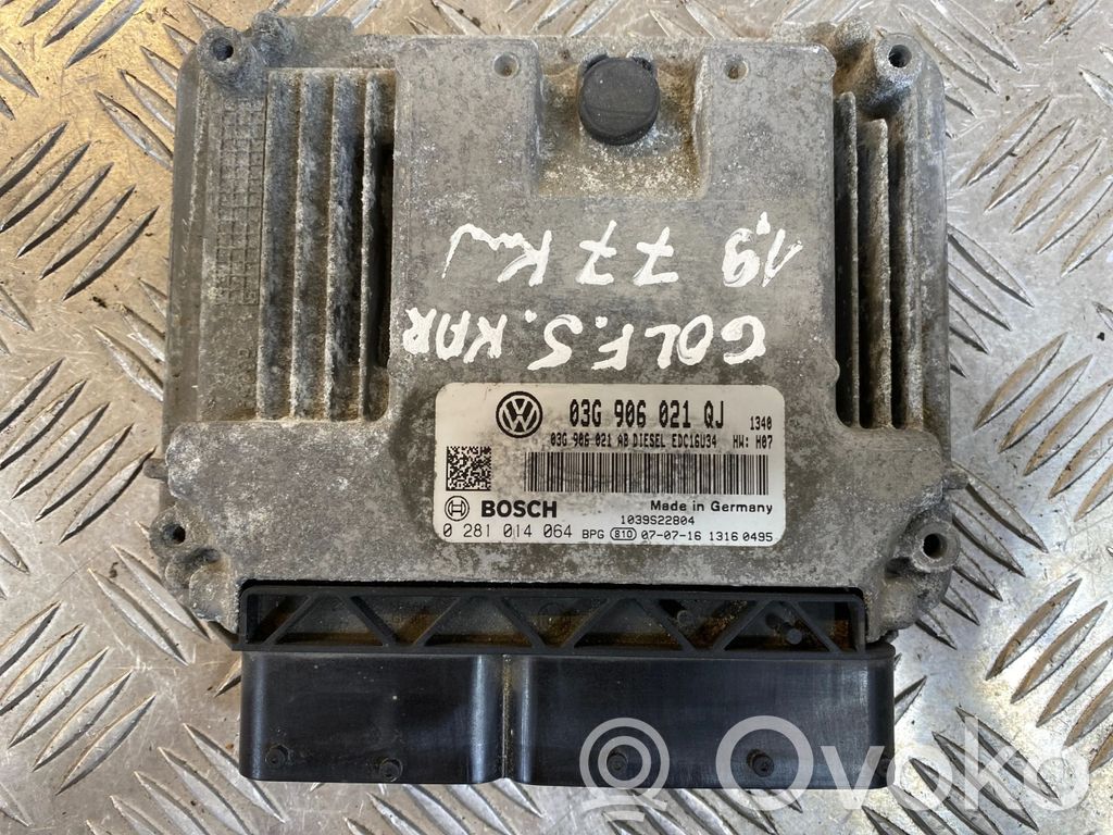Volkswagen Golf V Engine control unit/module 