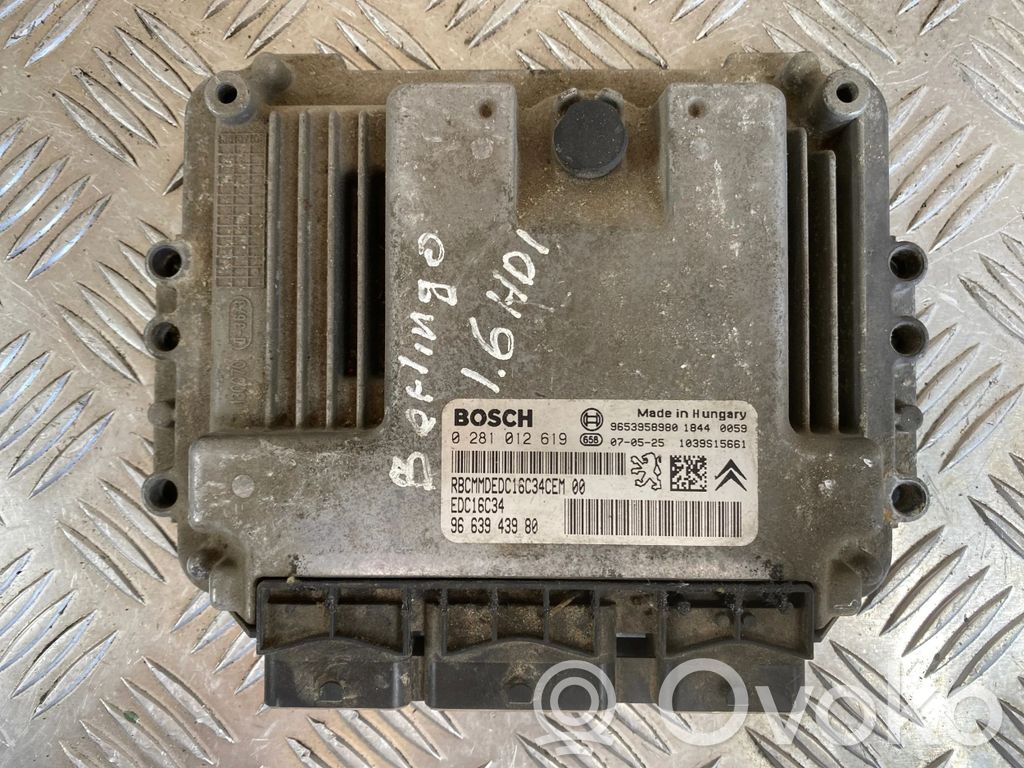 Citroen Berlingo Engine control unit/module 