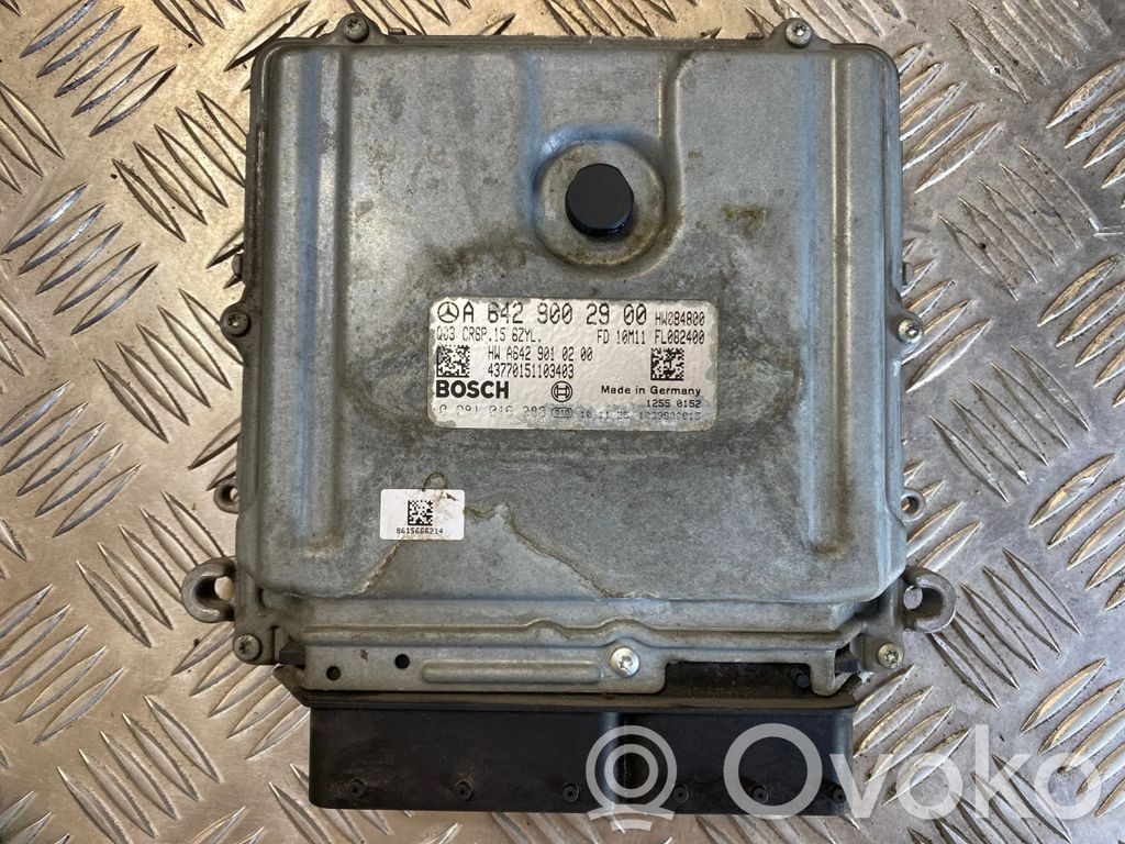 Mercedes-Benz E W212 Engine control unit/module 