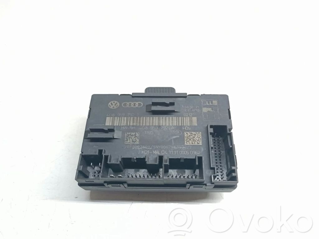 Audi A6 S6 C7 4G Door control unit/module 