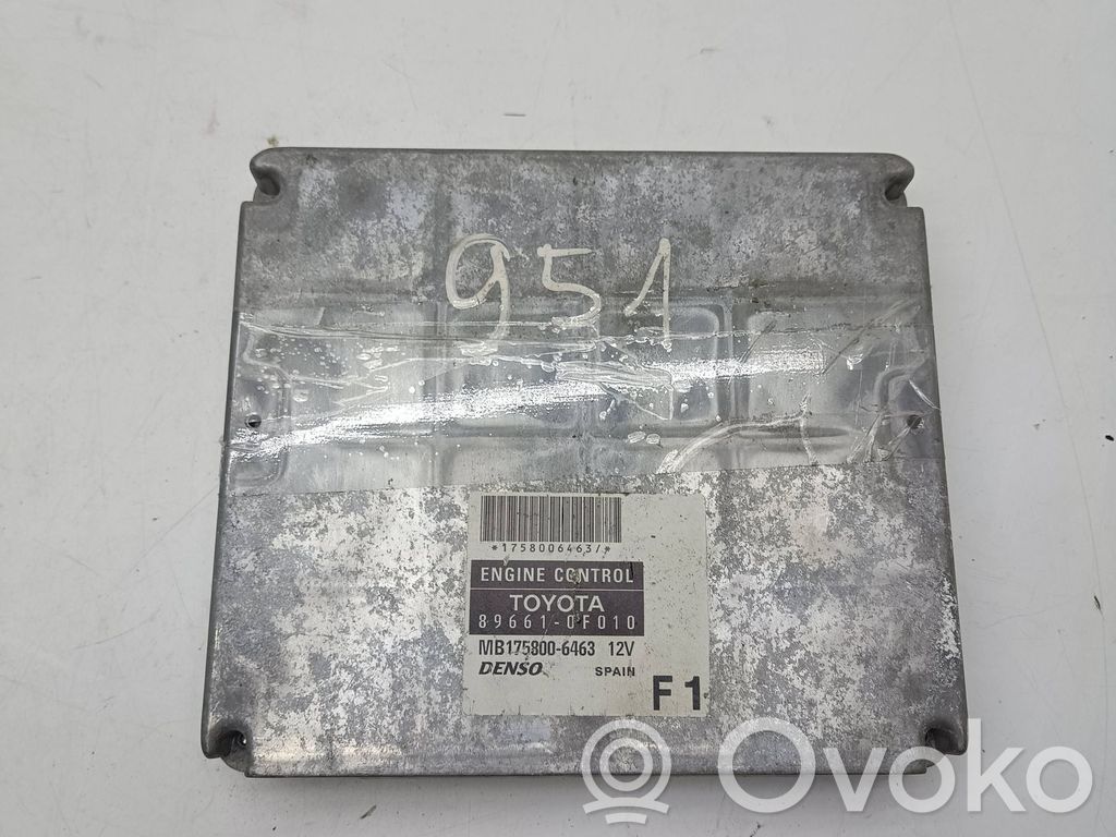 Toyota Corolla Verso E121 Engine control unit/module 
