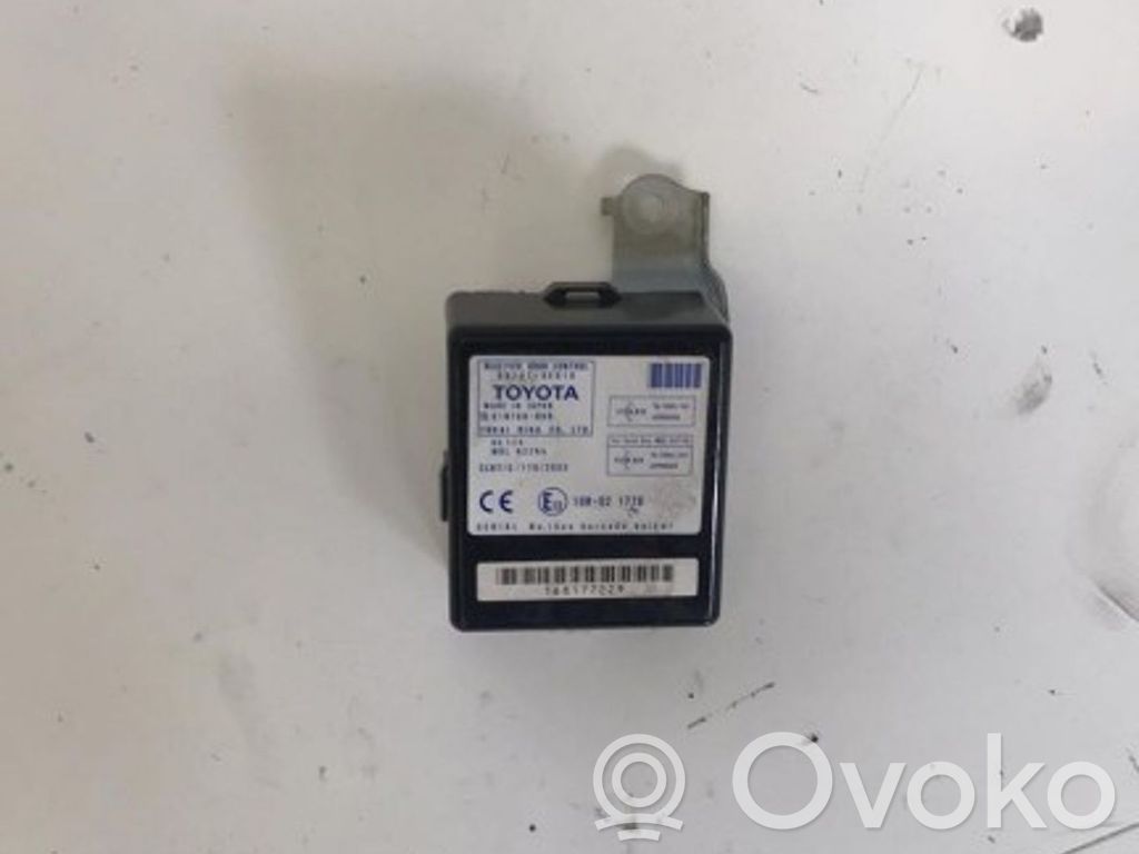 Toyota Corolla Verso E121 Door central lock control unit/module 