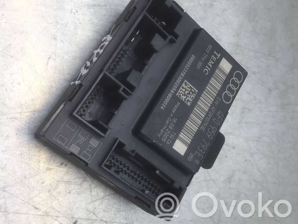 Audi A6 S6 C6 4F Door control unit/module 